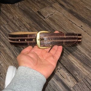 Tony Lama lizard belt